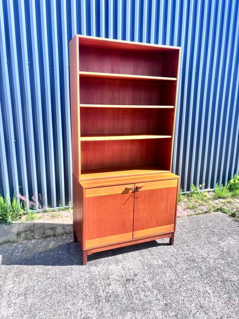 Vintage boekenkast kast, Ophalen, Gebruikt, C, 50 tot 100 cm