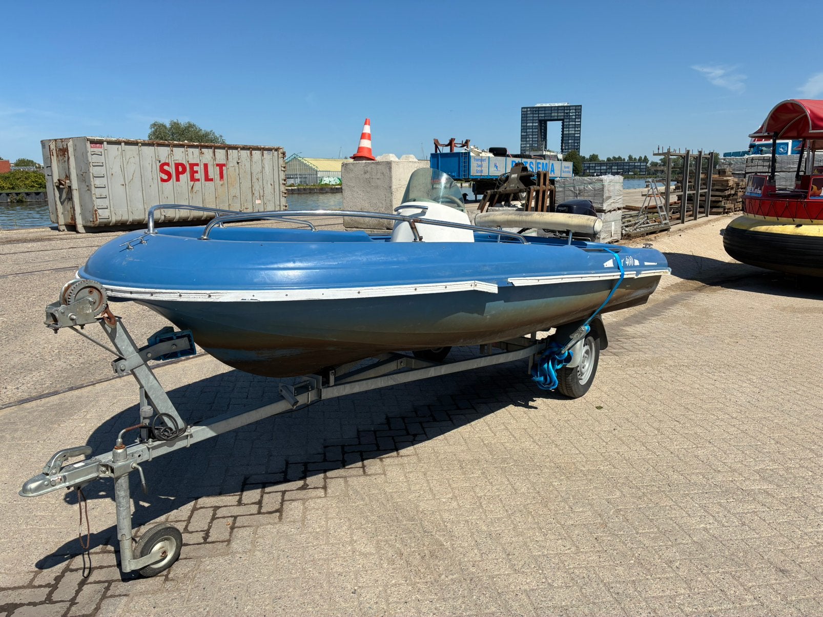 Sportboot/sloep, Watersport en Boten, Ophalen, 1.90 meter, Zo goed als nieuw, Buitenboordmotor