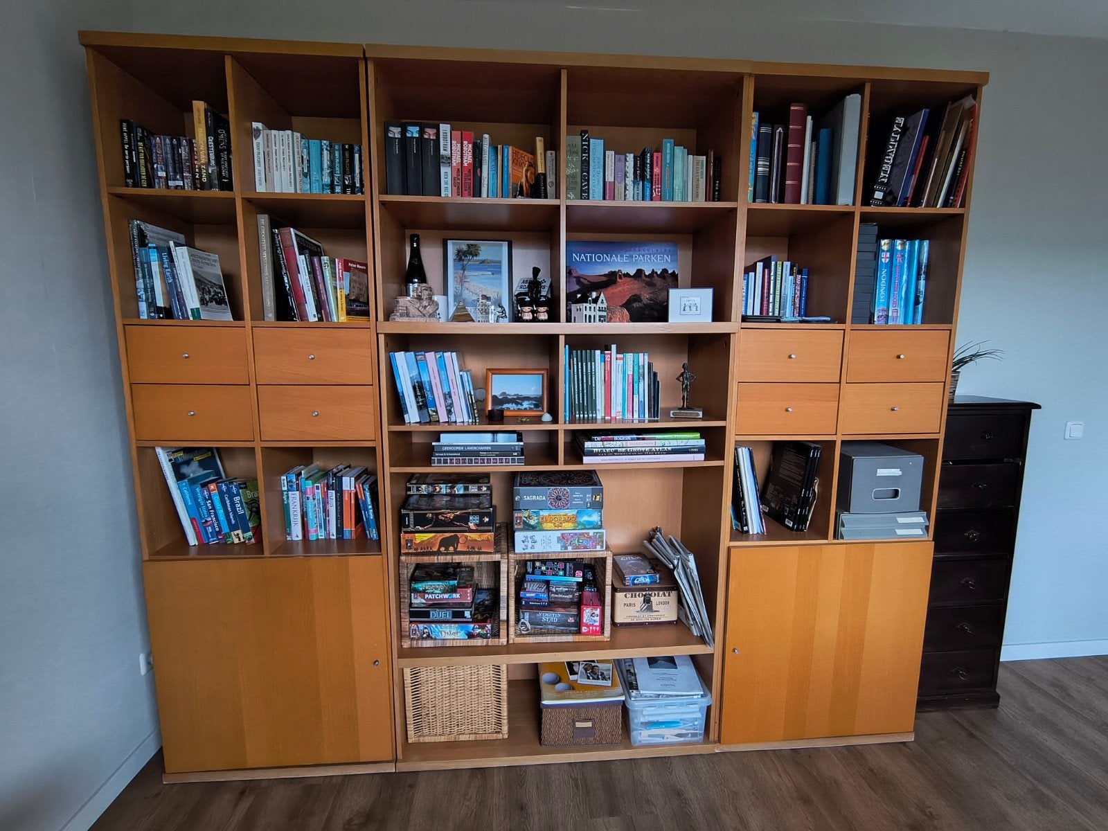IKEA Bonde Kastenwand beuken, Ophalen, Gebruikt, 200 cm of meer, Met lade(s)