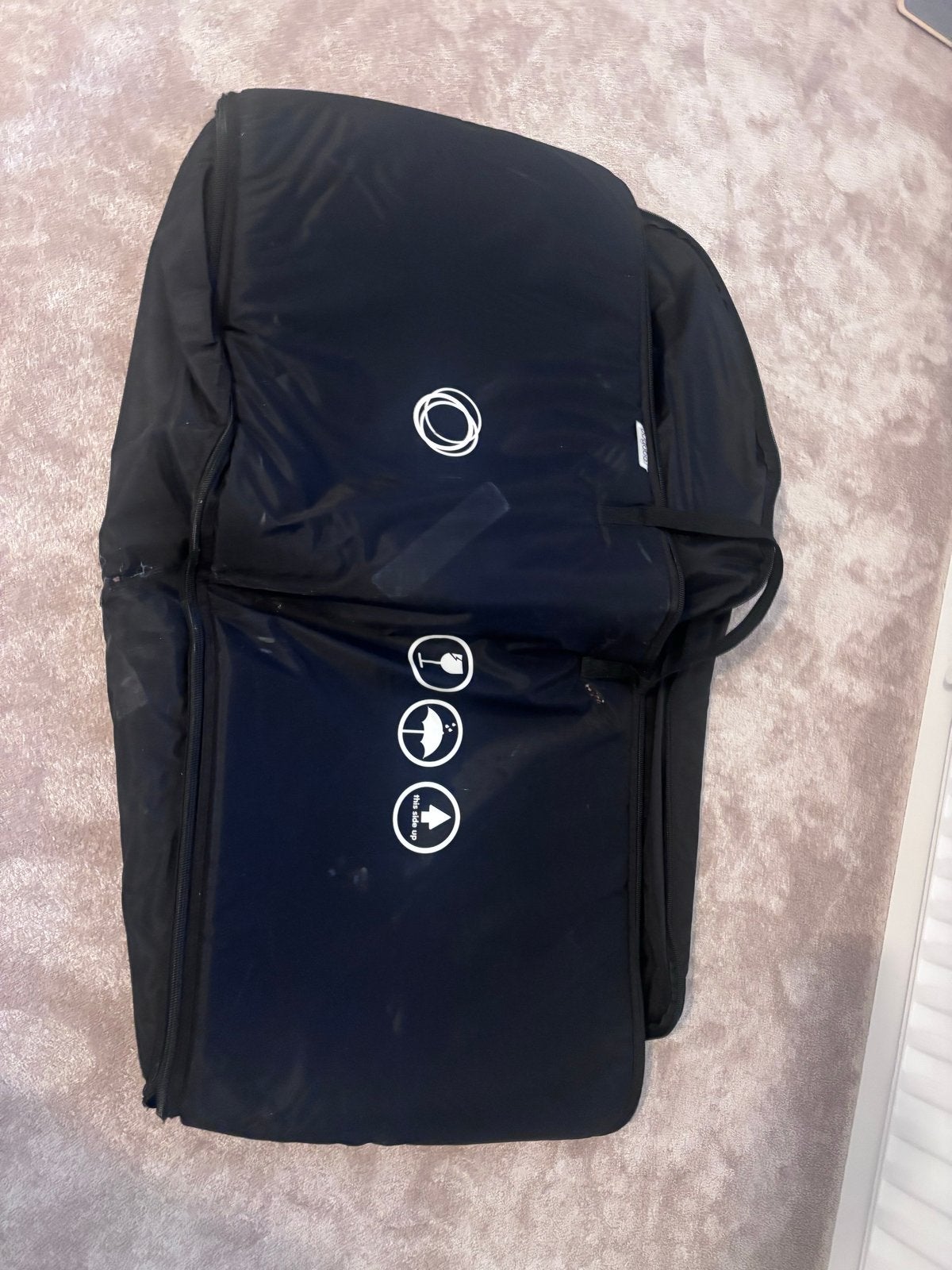 Bugaboo Transporttas voor Kinderwagen - Zwart, Kinderen en Baby's, Kinderwagens en Combinaties, Ophalen, Gebruikt, Kinderwagen