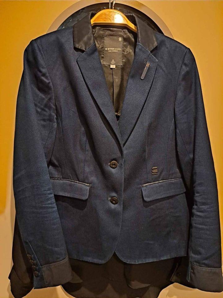 G-STAR Raw jasje, kostuum, broek Nikkie, + blouse, 36/38, Kleding | Dames, Jasjes, Kostuums en Pakken, Zo goed als nieuw, Kostuum of Pak