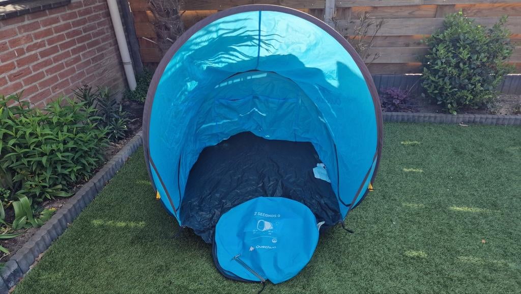 Quechua 2 Seconds 0 strandtentje, Caravans en Kamperen, Tenten, Ophalen, Zo goed als nieuw, Tot en met 2