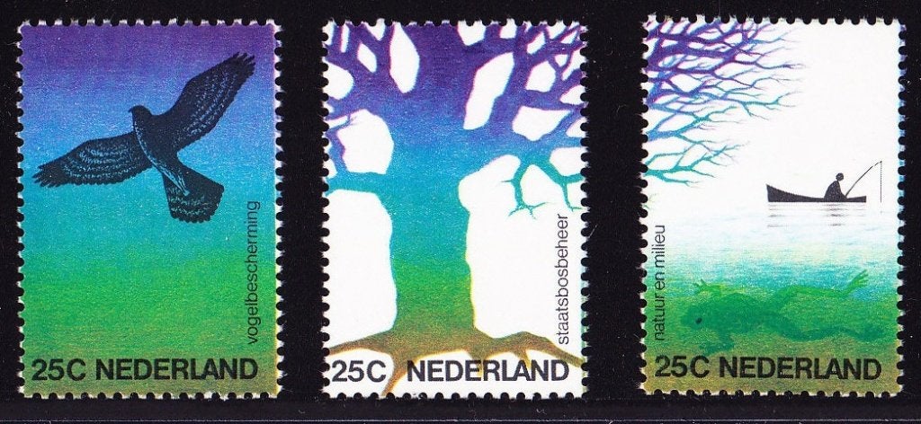 Nederland NVPH 1043-1045 postfris, Verzenden, Na 1940, Postfris