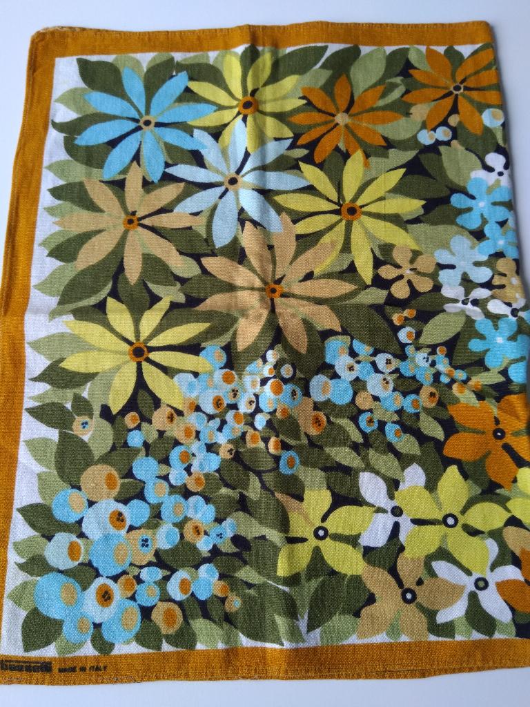 vintage tafelkleedje Bassetti Italia, tuintafelkleedje Italy, Ophalen of Verzenden, Huis en Inrichting