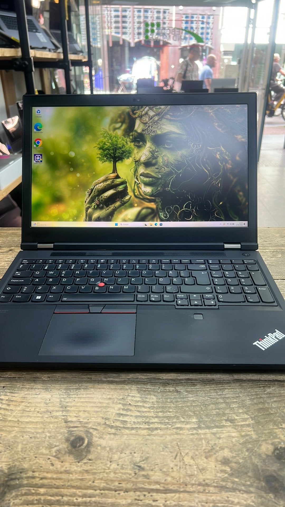 Lenovo workstation   lenovo thinkpad T5g g2, Computers en Software, Windows Laptops, Gebruikt, 2 tot 3 Ghz, Ben, Ophalen of Verzenden
