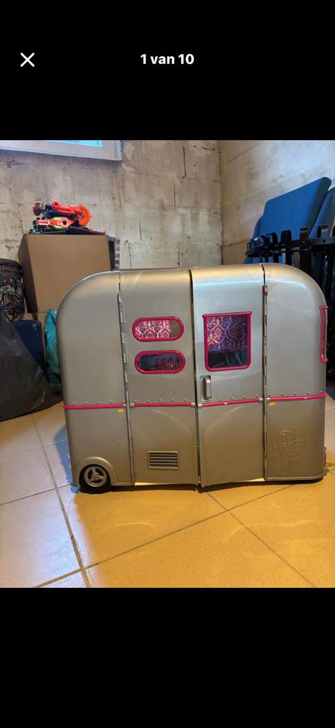 caravan voor pop (zonder auto ), Ophalen of Verzenden, Zo goed als nieuw, Jongen of Meisje