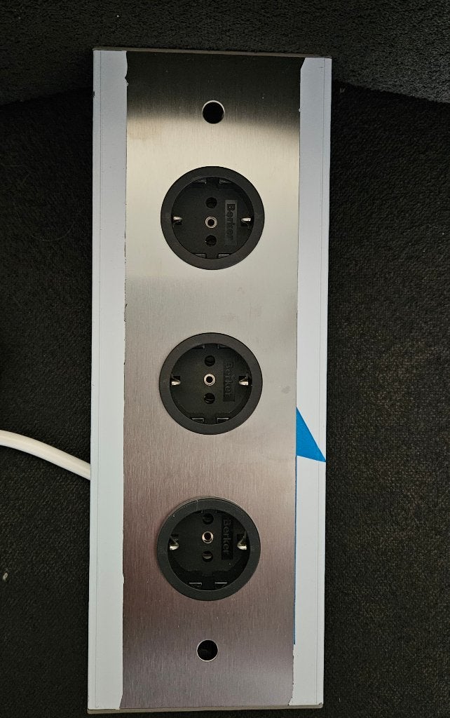 Nieuw hoekstopcontact RVS van Thebo 175863203, Ophalen, Minder dan 50 cm, Meerkleurig, Nieuw