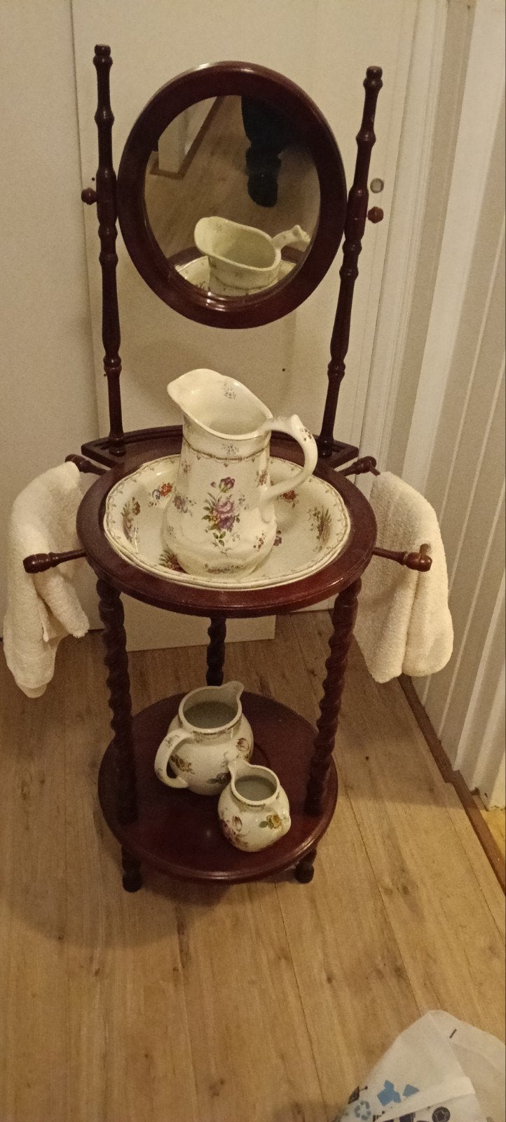 antiek lampetstel Stafford shire England ., Ophalen