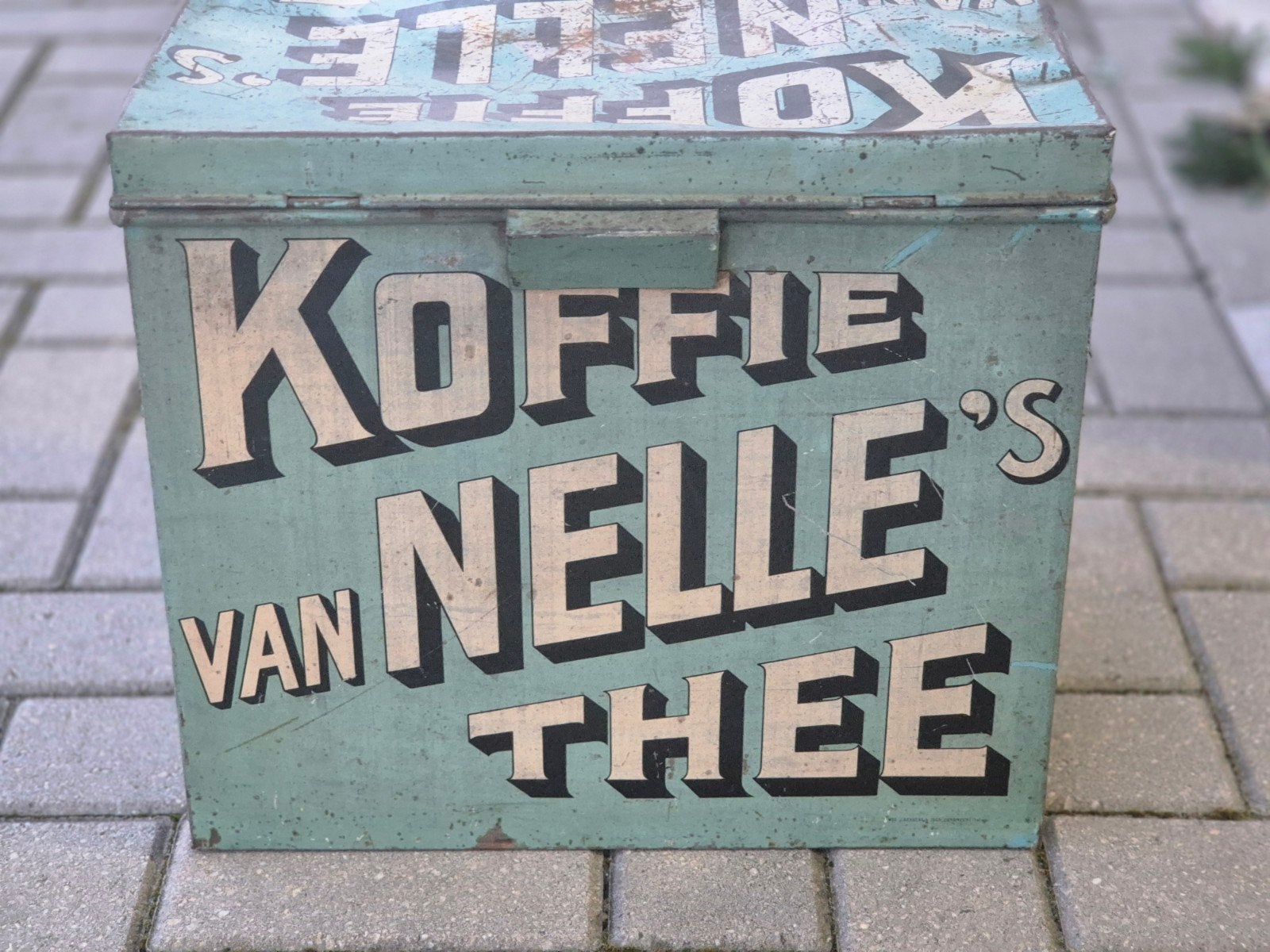 Van Nelle Koffie Thee blik Winkel blik, Verzamelen, Ophalen of Verzenden, Gebruikt, Koffie, Van Nelle