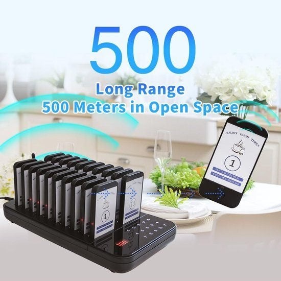 Draadloos Oproepsysteem – Restaurant Pager – Klantentracker, Corvance B.V., Verzenden, Nieuw, Corvancebol@gmail.com