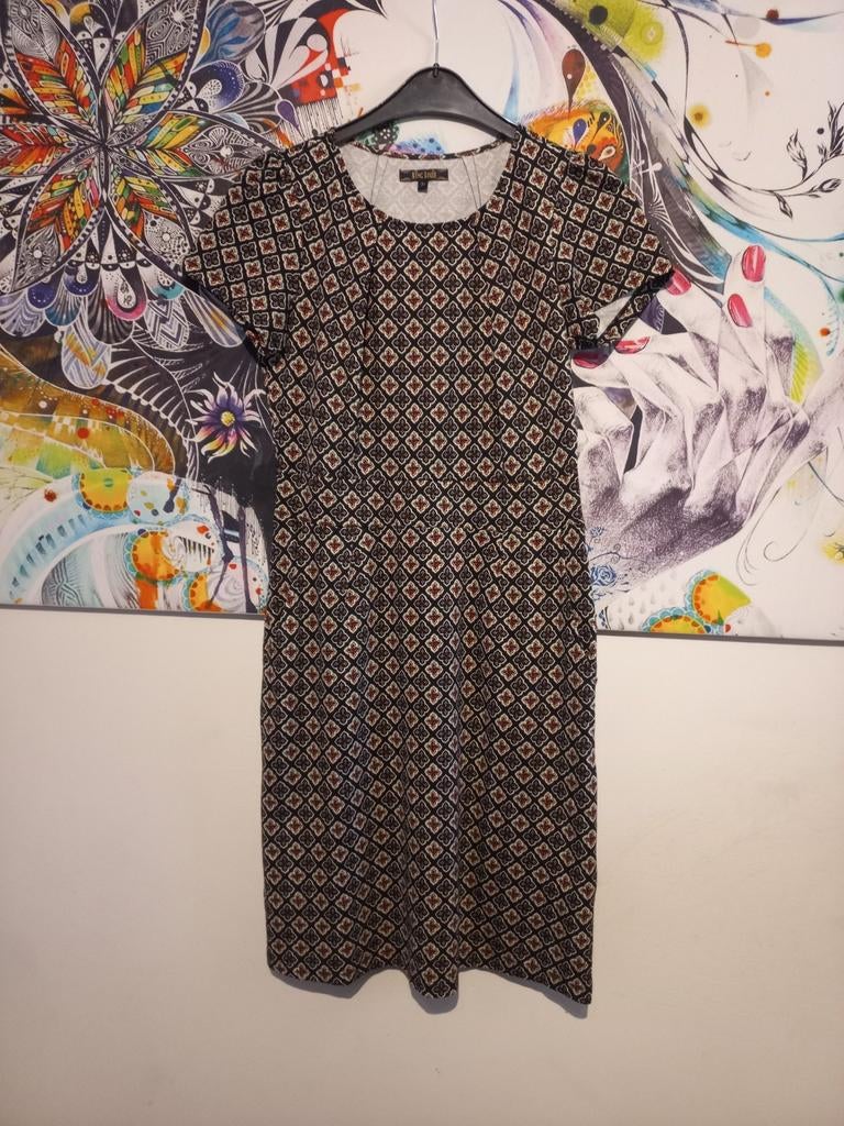 King Louie jurkje maat M in nieuwstaat, Kleding | Dames, Jurken, Maat 38/40 (M), Ophalen of Verzenden, Zo goed als nieuw, Knielengte