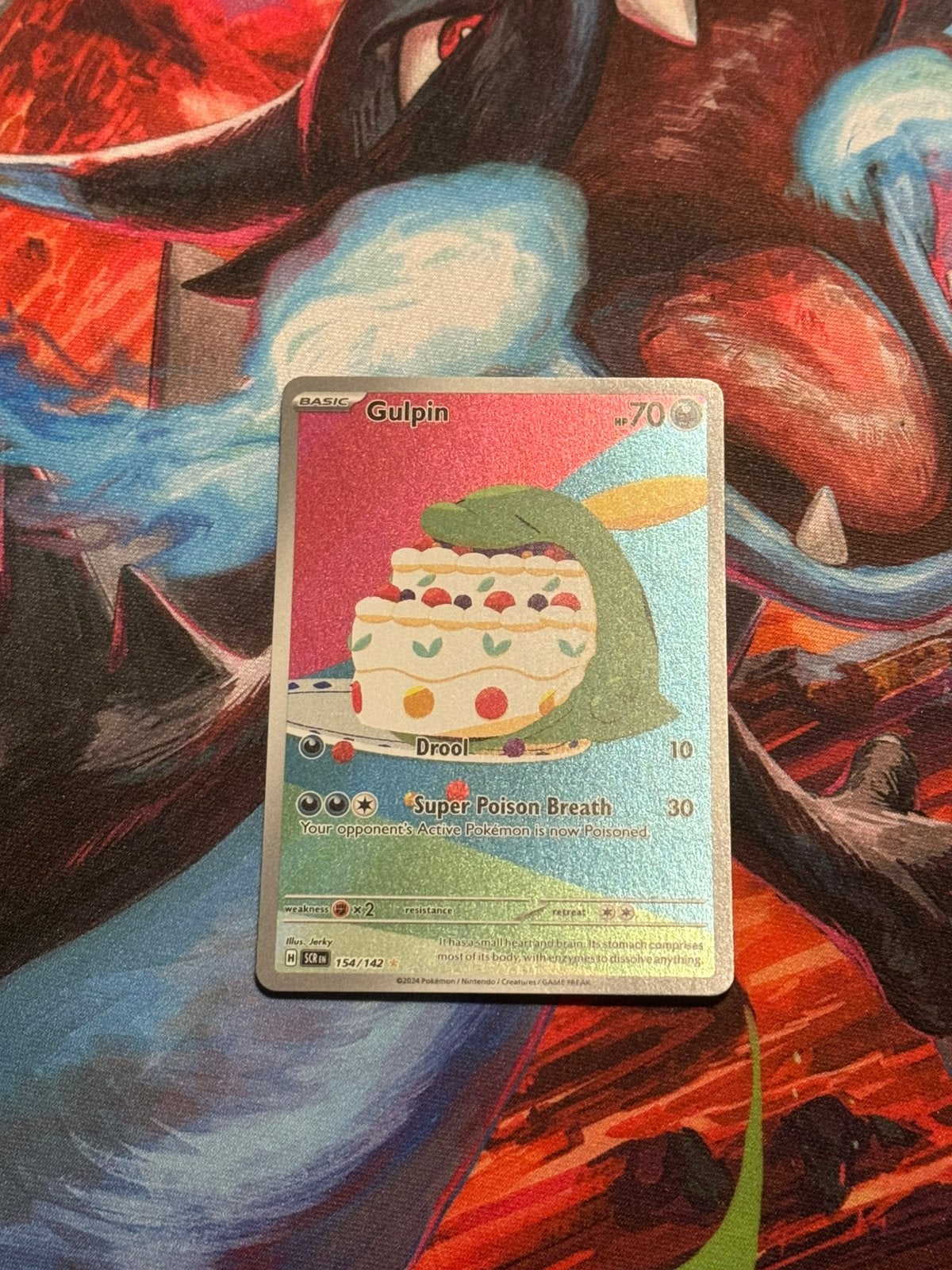 Pokémon kaarten Gulpin #154, Ophalen of Verzenden, Zo goed als nieuw, Losse kaart