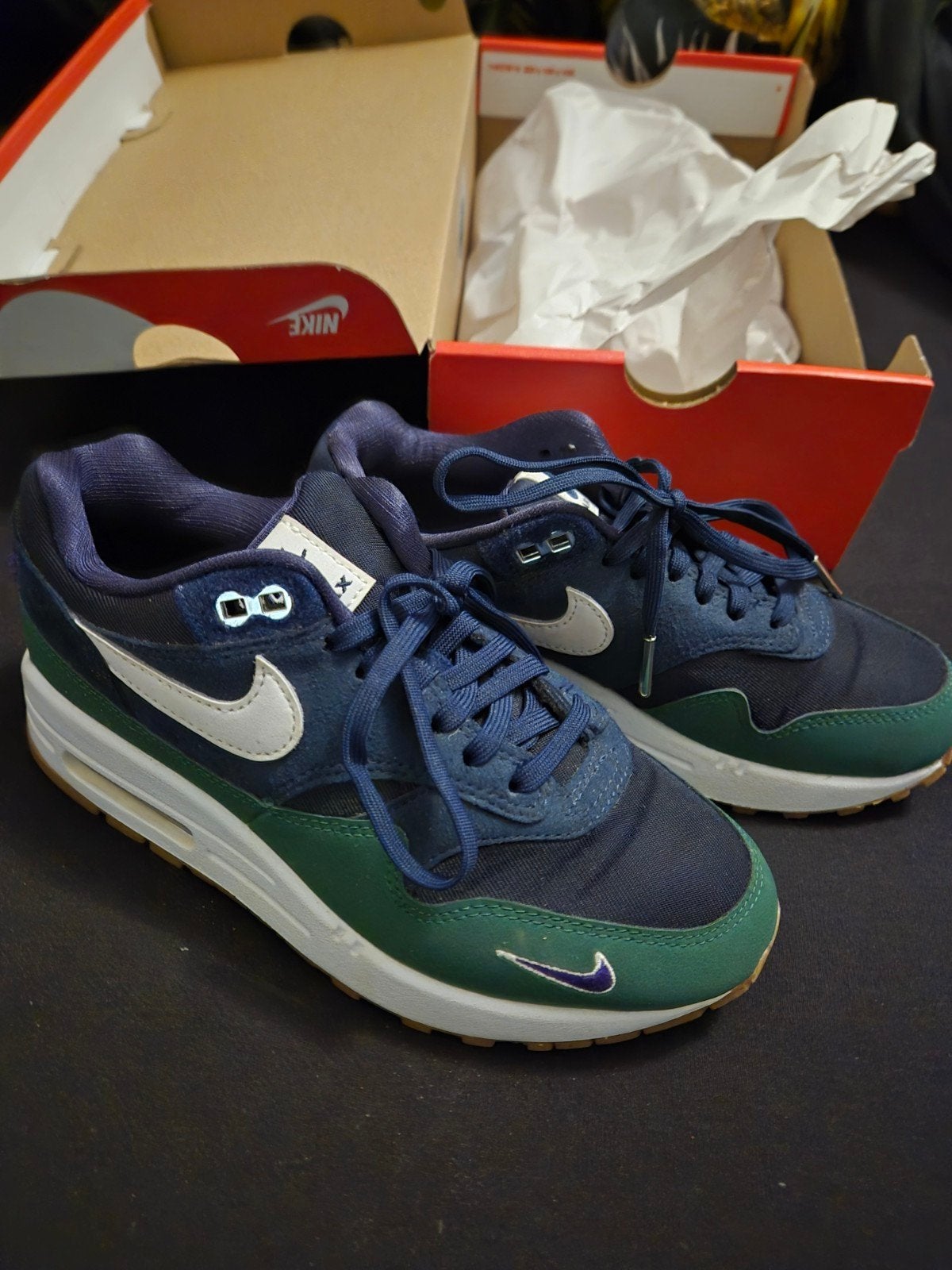 Nike Air Max 1 '87 QS Sneakers - EU 35.5, Blauw, Nike, Nieuw, Ophalen of Verzenden