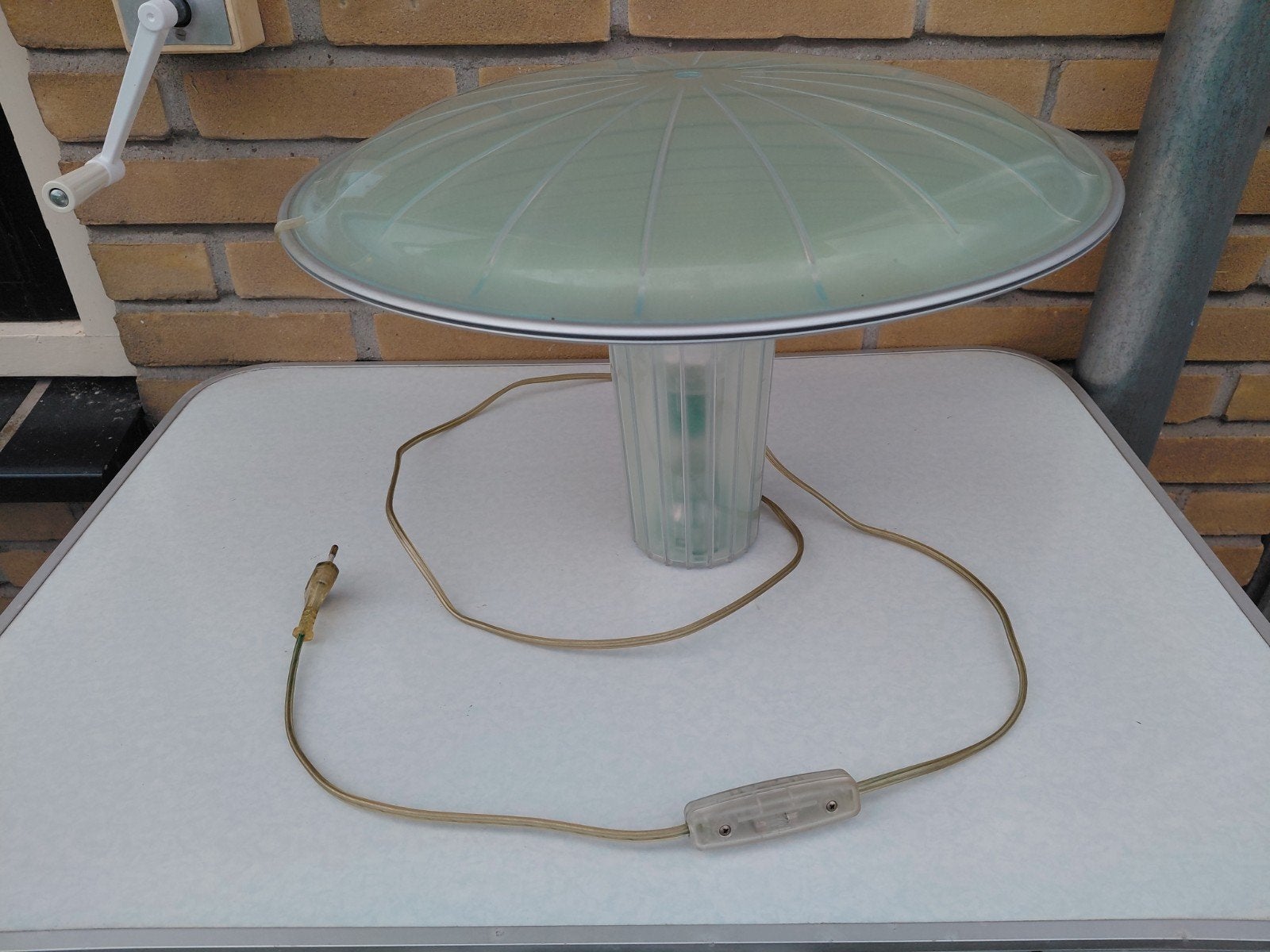 Mushroom lamp D36 Agaricon van Ross Lovegrove - LucePlan, 29 cm, Gemerkt, Ophalen of Verzenden, Groen