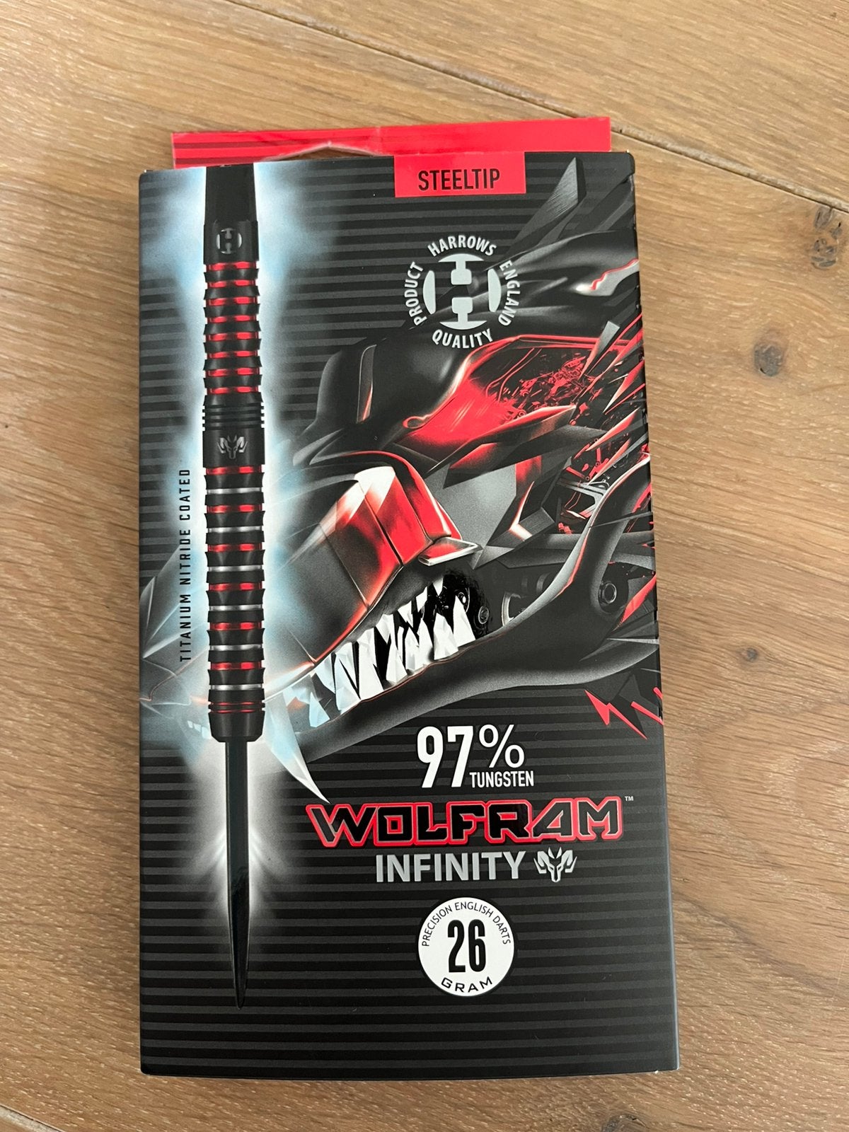 Harrows Wolfram Infinity 26 gram, Sport en Fitness, Darts, Ophalen of Verzenden, Zo goed als nieuw, Pijlen