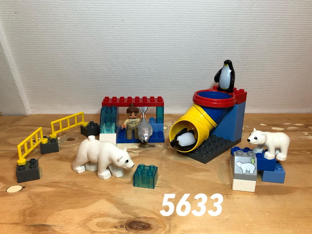Duplo pooldieren 5633 (compleet) 1, Kinderen en Baby's, Speelgoed | Duplo en Lego, Ophalen of Verzenden, Zo goed als nieuw, Complete set