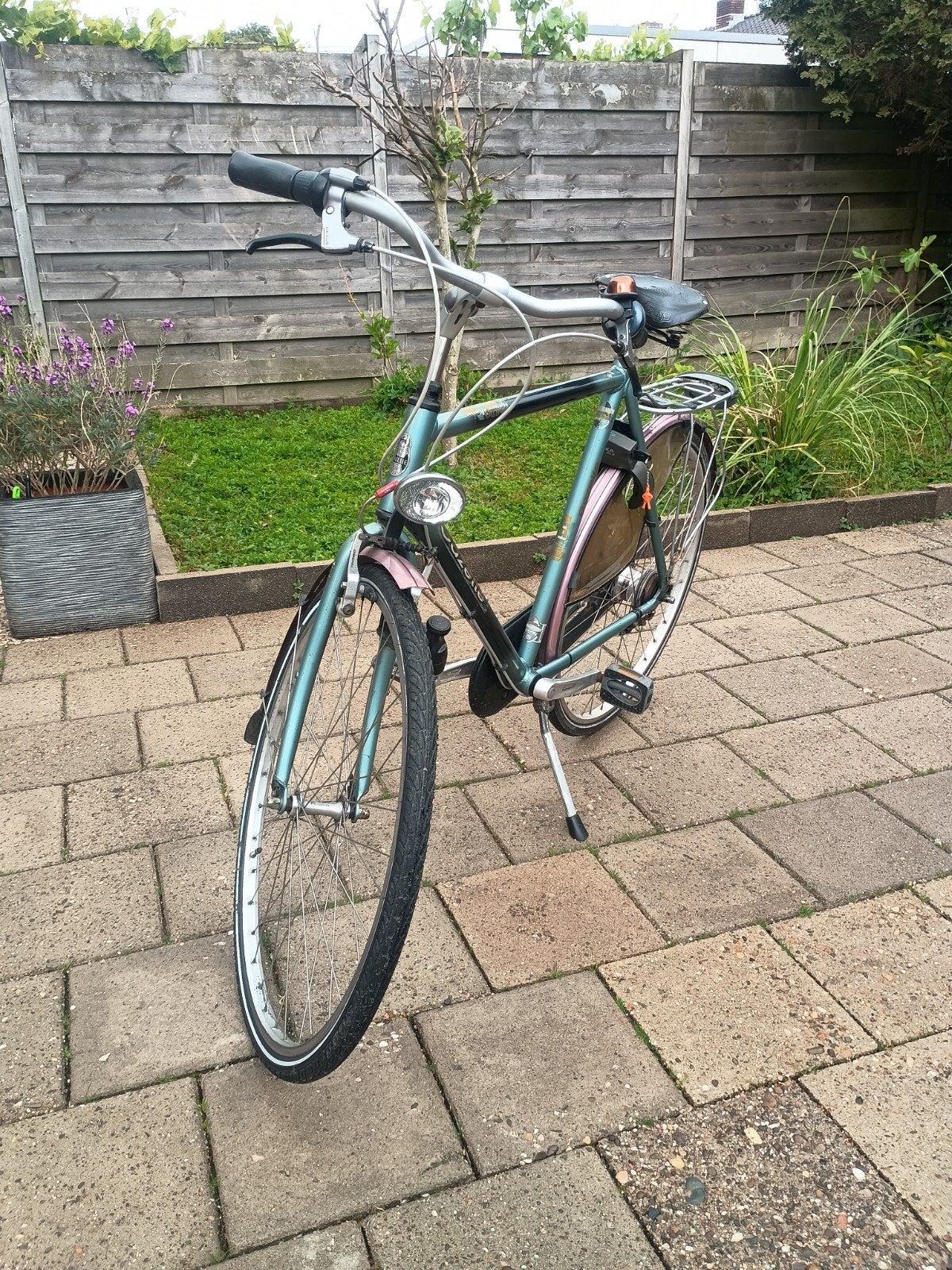 Gazelle Orange heren fiets. Frame hoogte 61cm, Fietsen en Brommers, Fietsen | Heren | Herenfietsen, Ophalen, Gebruikt, Velgrem
