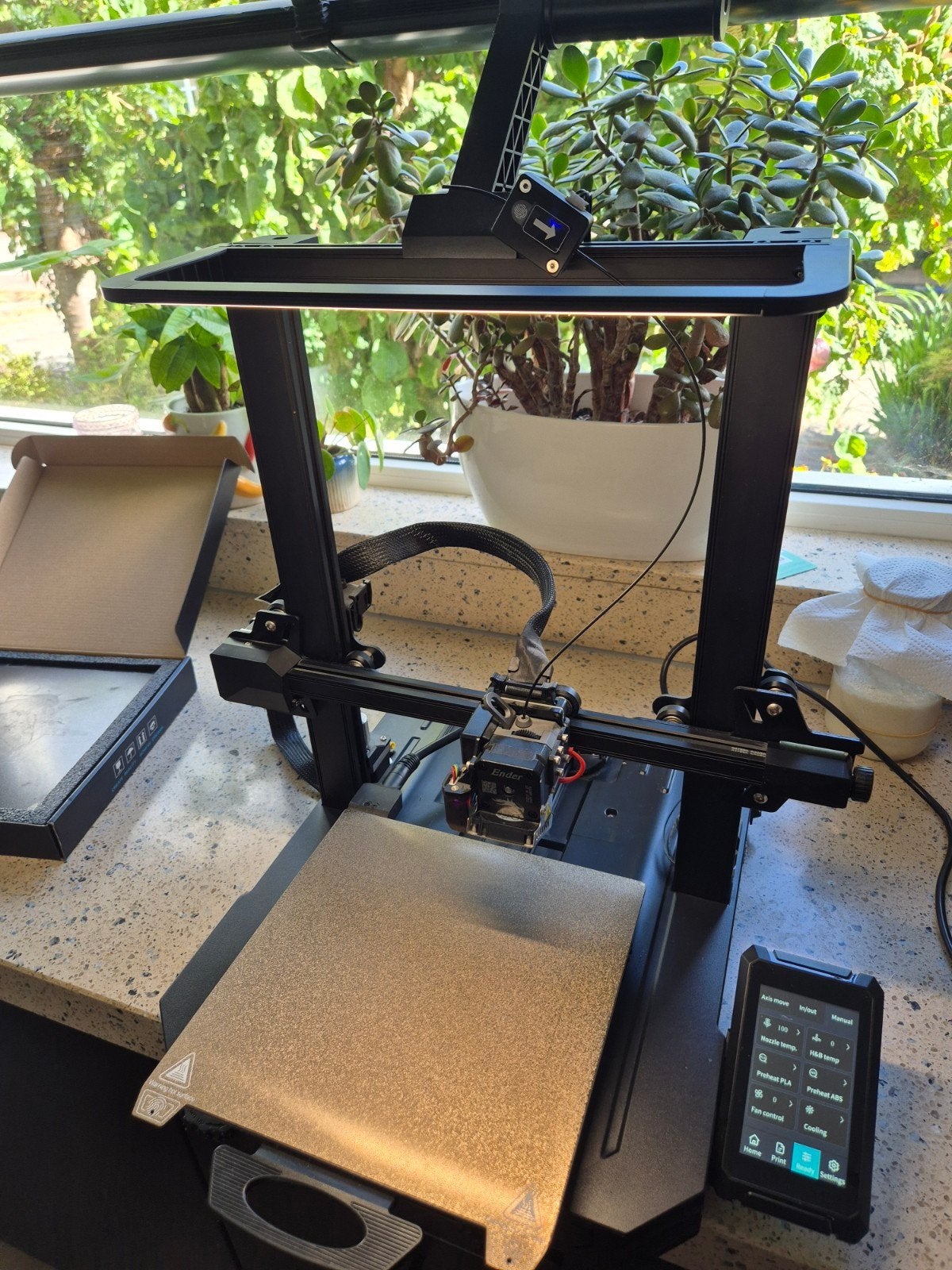 Creality ender 3 S1 pro 3D printer + extra printplaat, Ophalen, Ingebouwde Wi-Fi, Zo goed als nieuw, Filament
