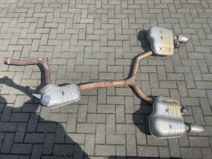 Uitlaat Einddemper van een Audi A4, Auto-onderdelen, Uitlaatsystemen, Gebruikt, -, -, -