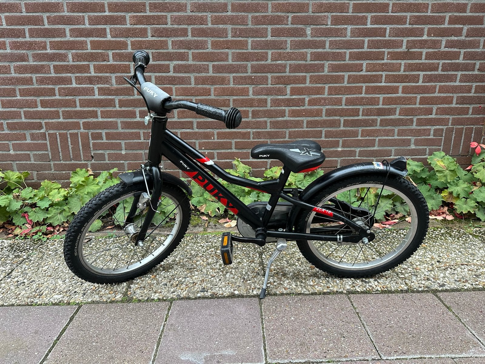 Puky ZLX 18 kinderfiets - zwart, Ophalen, Gebruikt, Velgrem, 16 tot 20 inch
