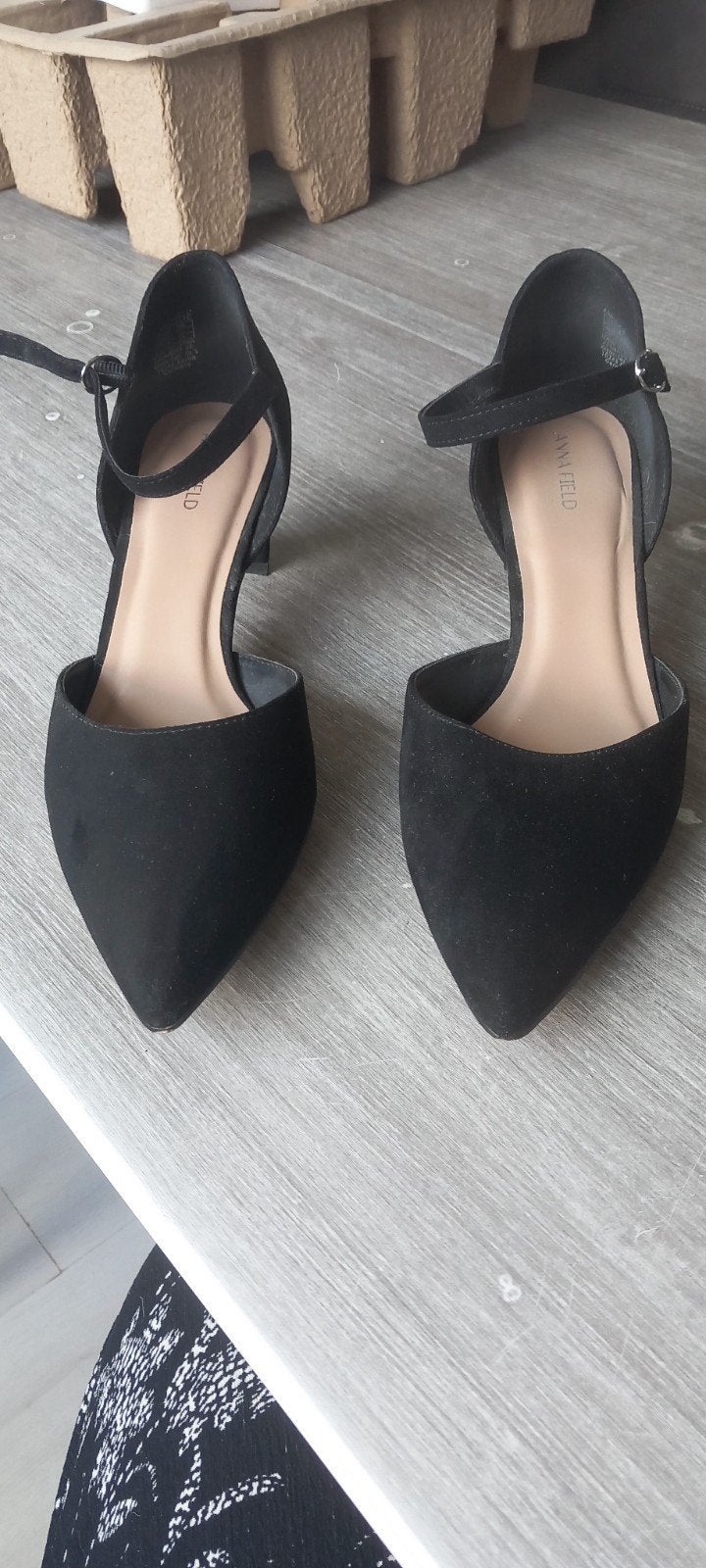 Zwarte klassieke pumps met gesp, z.g.a.n., Kleding | Dames, Schoenen, Ophalen, Zo goed als nieuw, Zwart