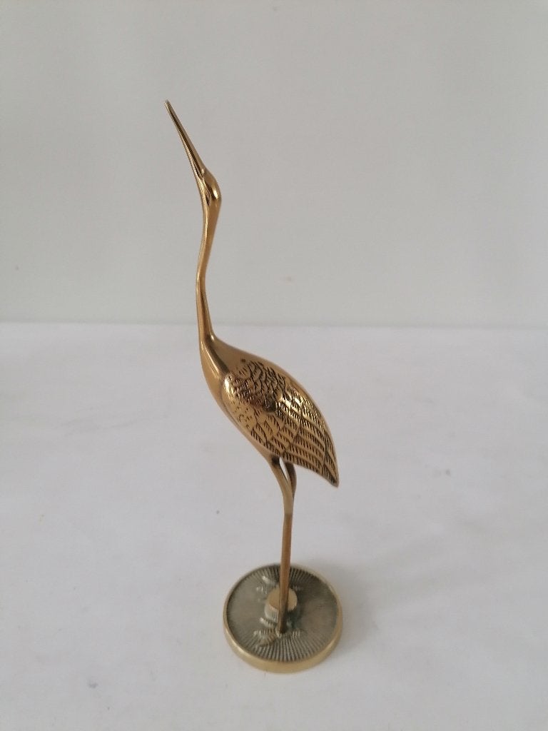 vintage messing vogel 31 cm hoog in prima staat, Ophalen of Verzenden