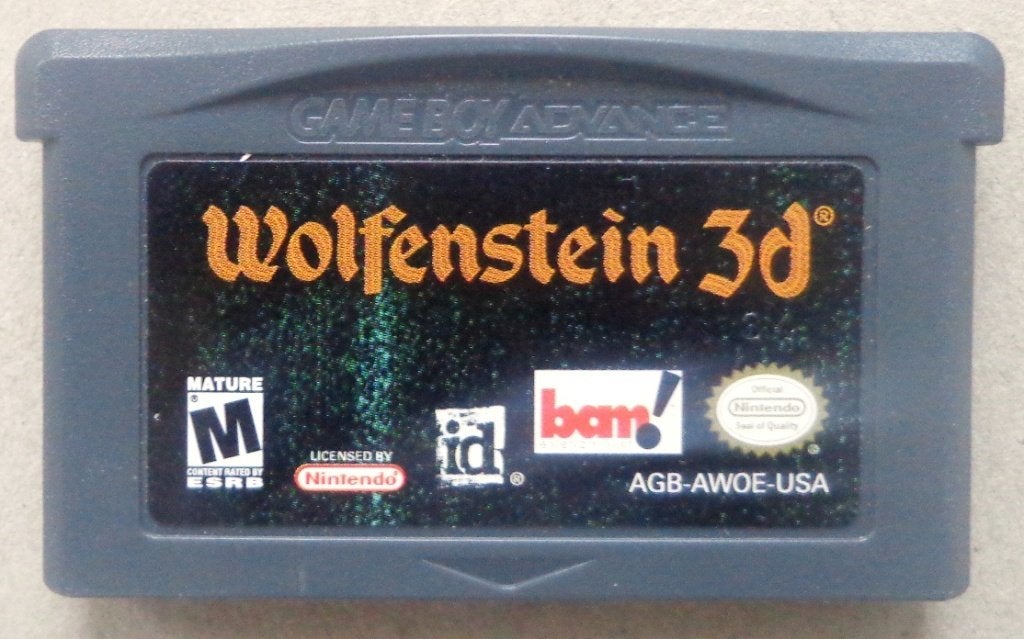 Wolfenstein 3D voor de Gameboy Advance, Gebruikt, Shooter, 1 speler, Ophalen of Verzenden