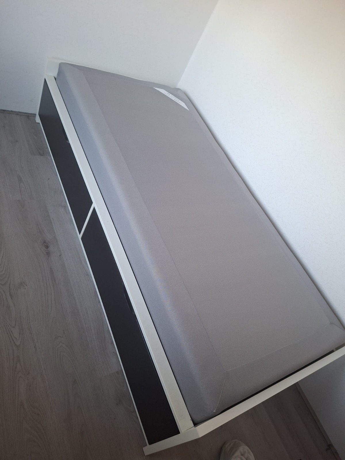 1 persoonsbed met 2 lades, Ophalen, Gebruikt, Eenpersoons, 90 cm