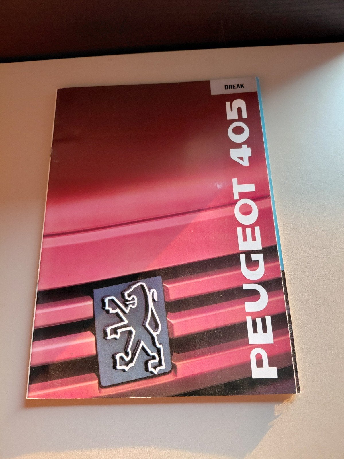 Peugeot 405 Break Folder, Ophalen of Verzenden, Gelezen, Peugeot
