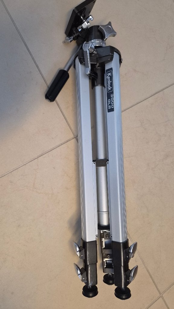 Kwalitatief fotostatief Kenlock 3000 GLB, Ophalen, Zo goed als nieuw, Driepoot, Met balhoofd