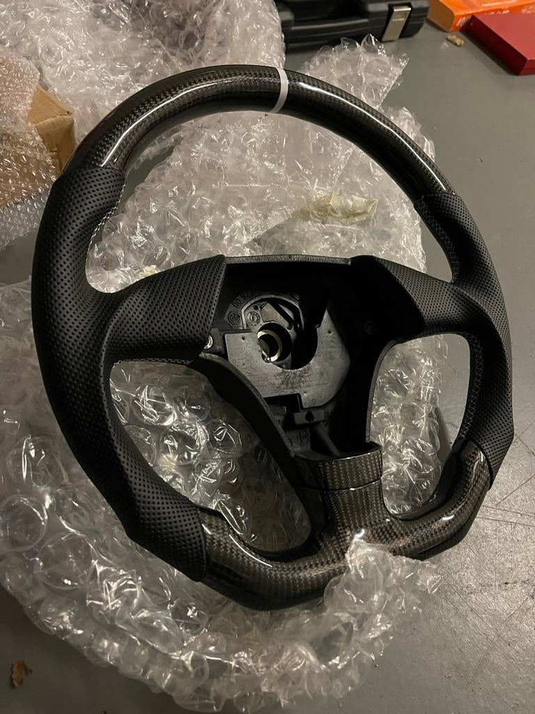 BMW E34 E36 Stuurwiel - Carbon Look Sportstuur, Auto-onderdelen, Besturing, BMW, Gebruikt, Ophalen of Verzenden