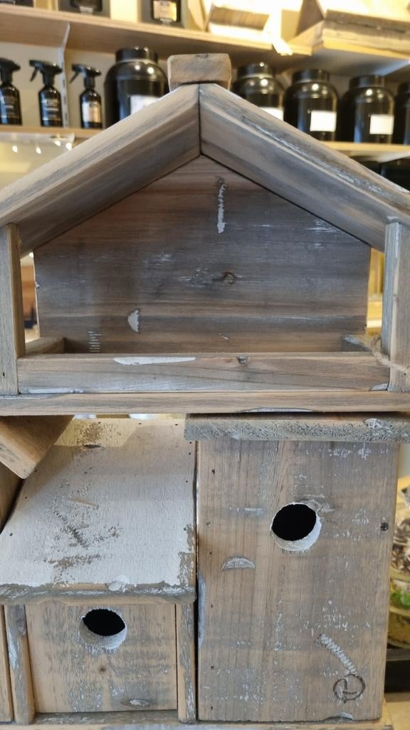 Set Vogelhuisjes & Voederhuisje - Quatro & Fuo Stijlen, Ophalen of Verzenden, Nieuw