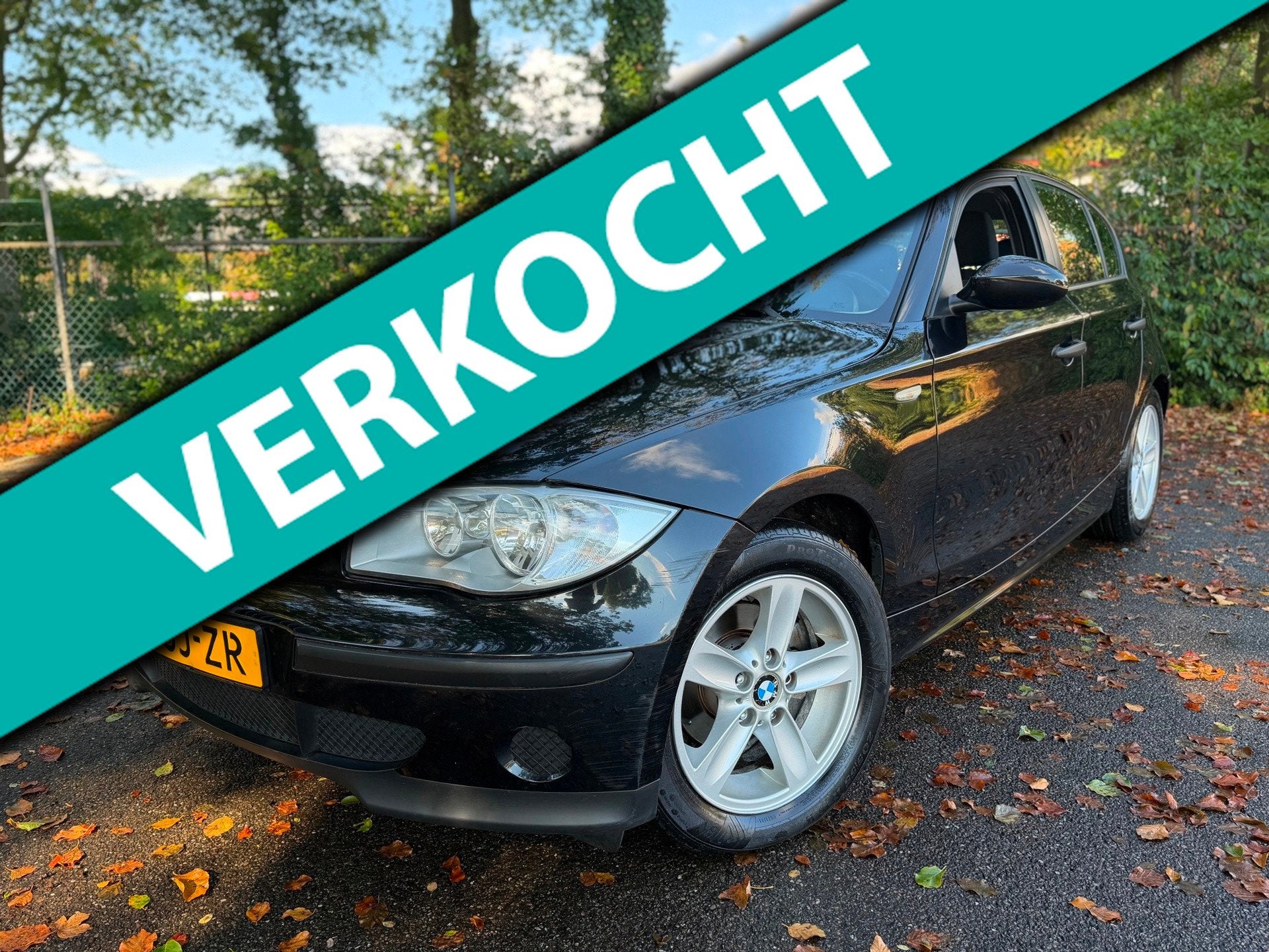 BMW 1-serie 116i Business Line AIRCO LM-VELGEN INRUILKOOPJE, Gebruikt, Zwart, 4 cilinders, 635 kg