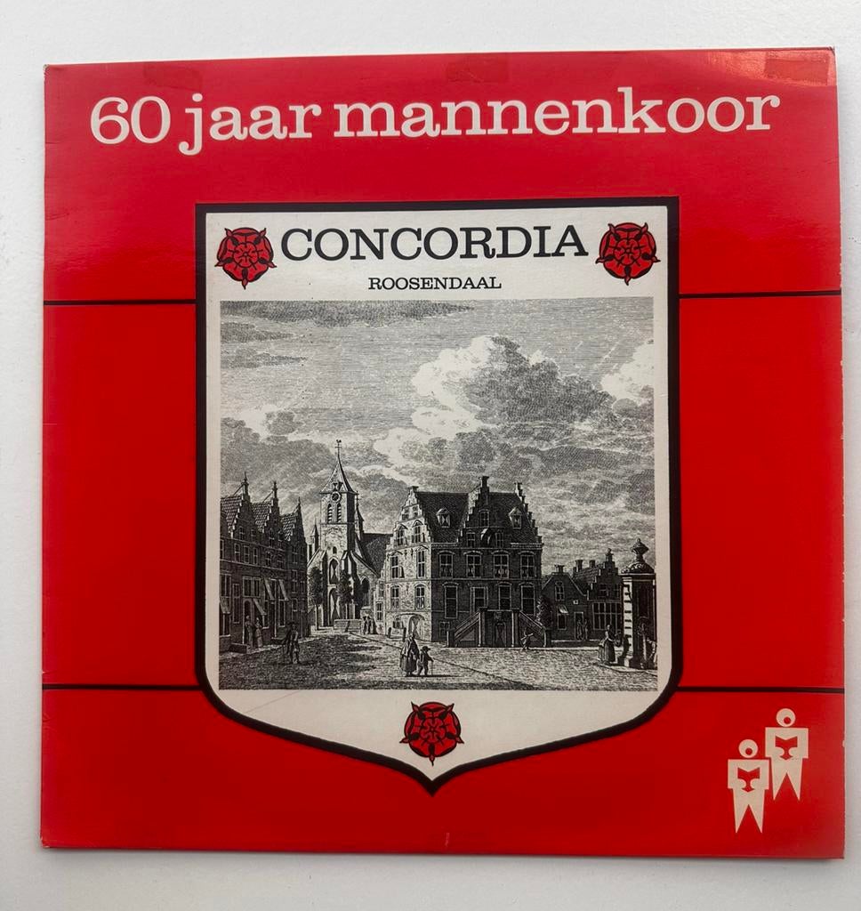 Elpee LP 60 jaar Mannenkoor Concordia, Ophalen of Verzenden, Zo goed als nieuw, 12 inch, Pop
