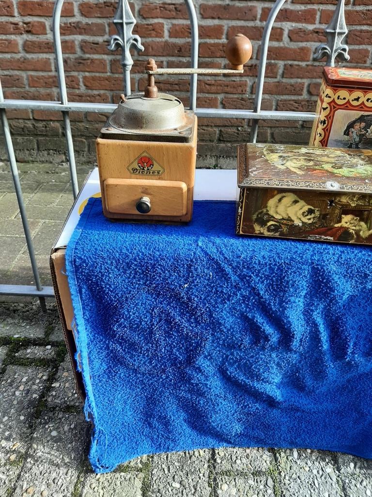 Oude houten Pe/De koffiemolen, Ophalen of Verzenden
