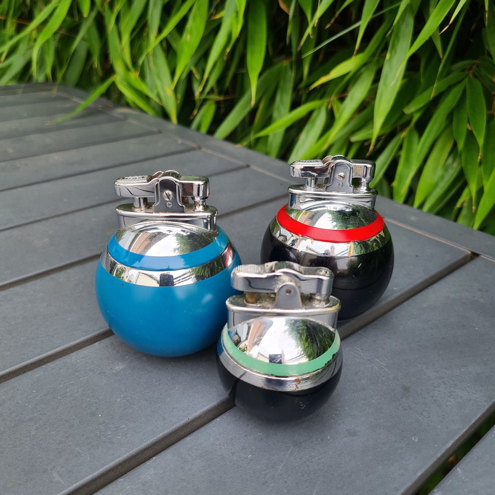 3 x Ronson "Rondelight"., Verzenden, Gebruikt, Aansteker