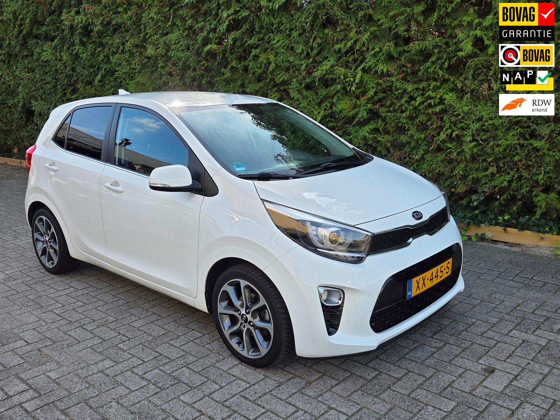 Kia Picanto 1.0 CVVT Design Edition, Auto's, Euro 6, 4 stoelen, Wit, Bedrijf