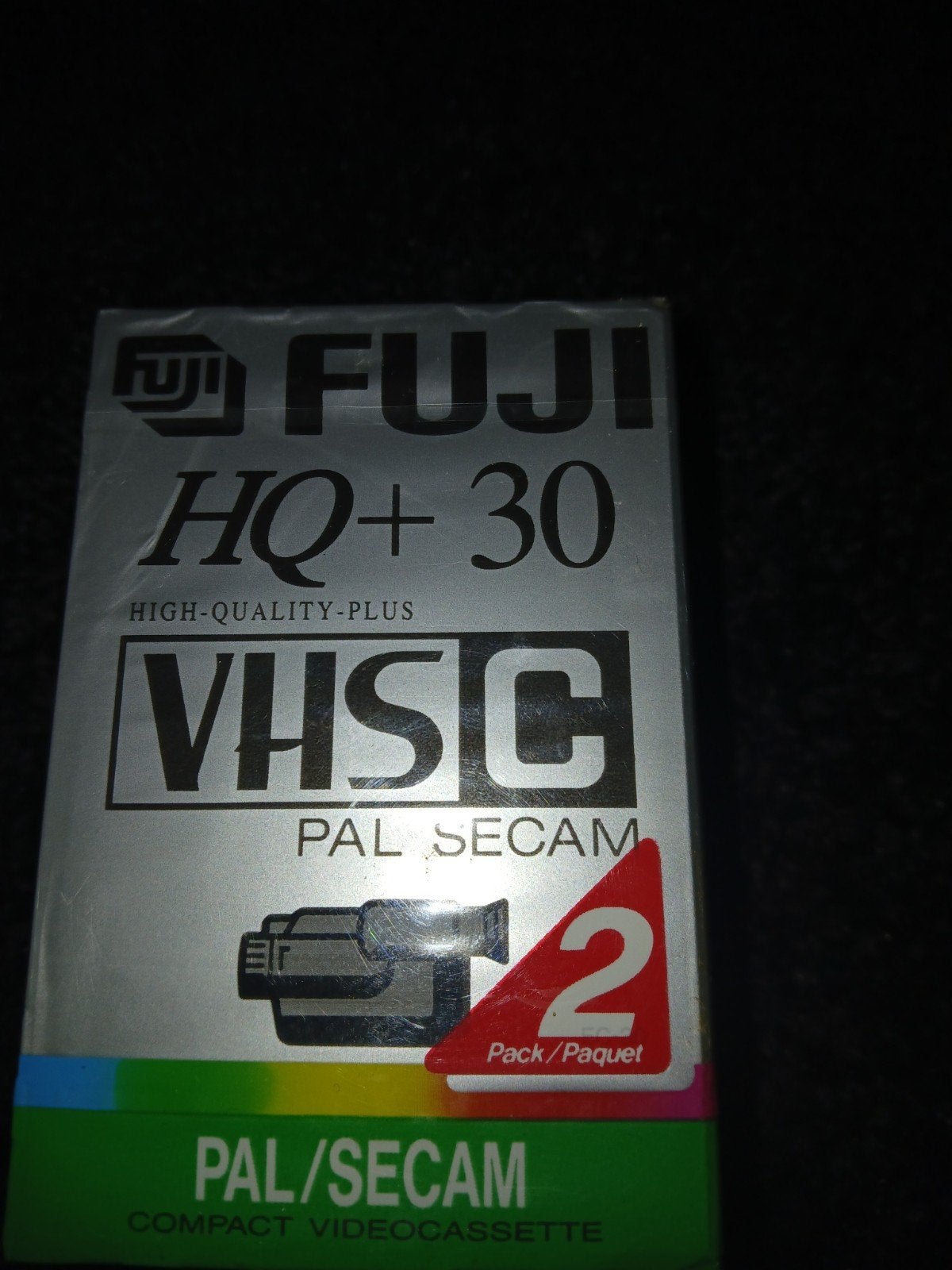 Fuji HQ+ 30 VHS-C Compact Videocassette (2-pack), Ophalen of Verzenden, Nieuw in verpakking, VHS, Boxset