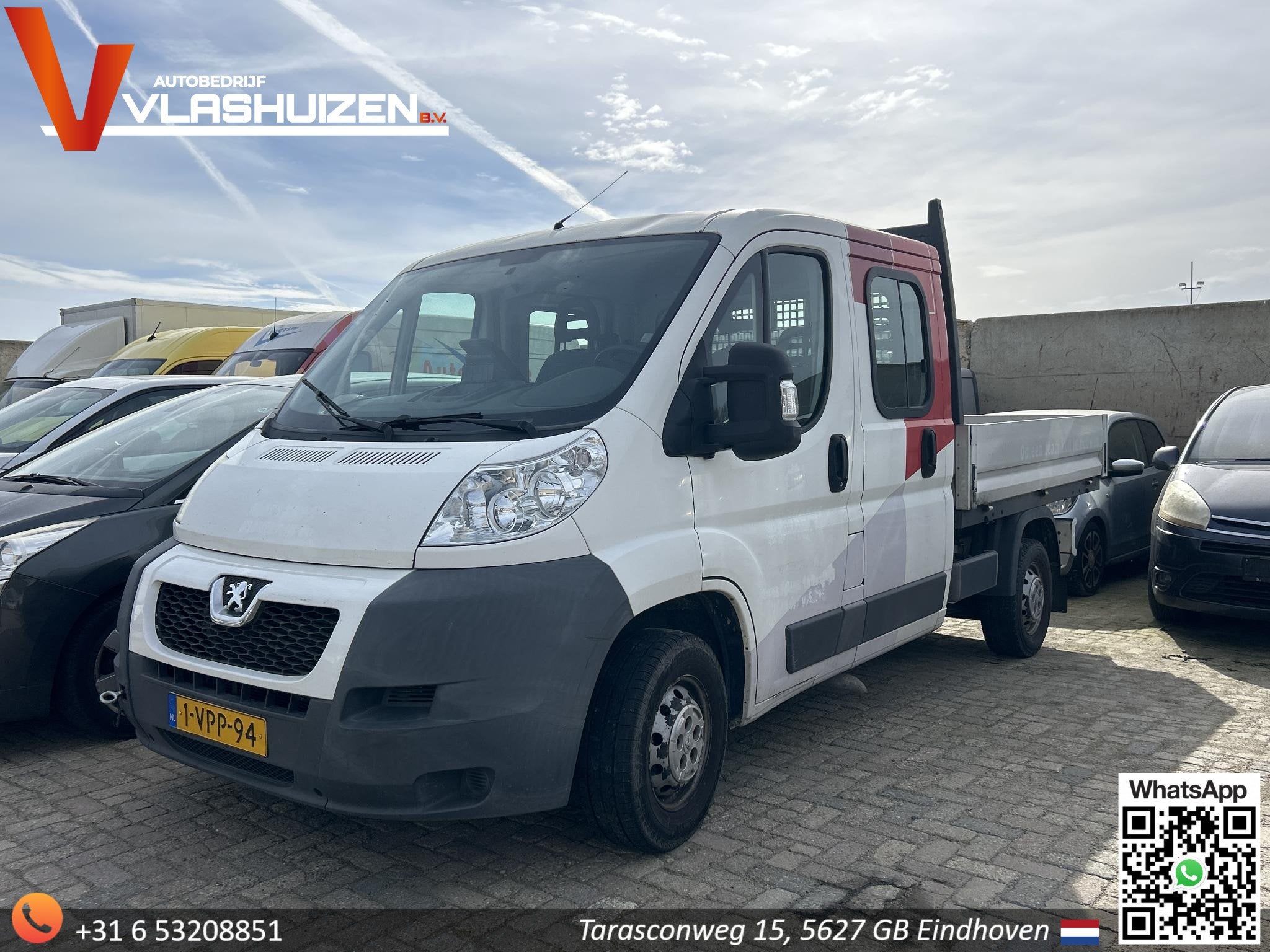 Peugeot Boxer 333 2.2 HDI L2 DC 7P. MOTOR DEFECT | € 2.650, Auto's, Voorwielaandrijving, Gebruikt, Zwart, 2000 kg