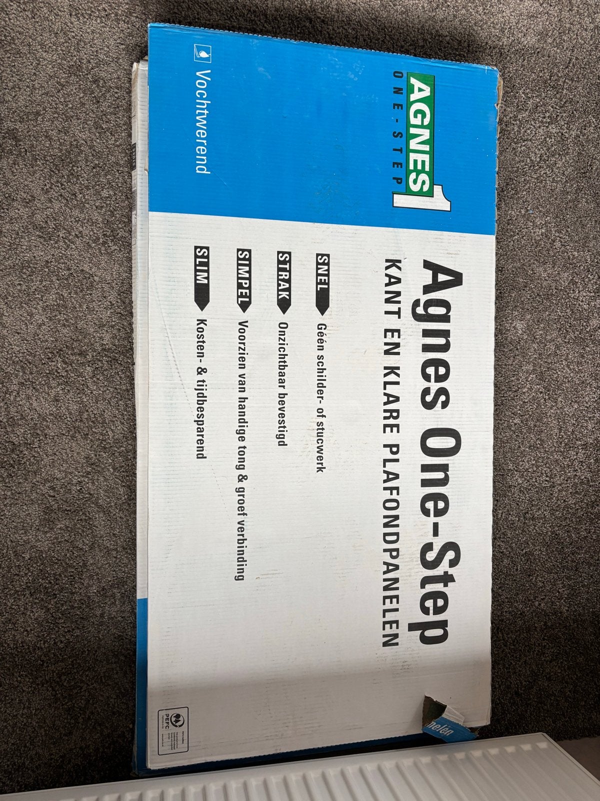Agnes One-Step Vochtwerende Plafondpanelen (2 dozen), Doe-het-zelf en Verbouw, Ophalen, Nieuw, Overige materialen