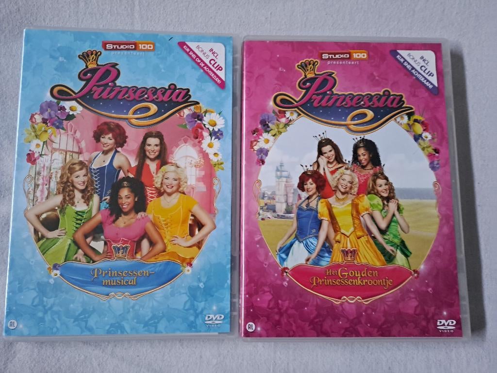 2 dvd's prinsessia, Alle leeftijden, Ophalen of Verzenden, Gebruikt