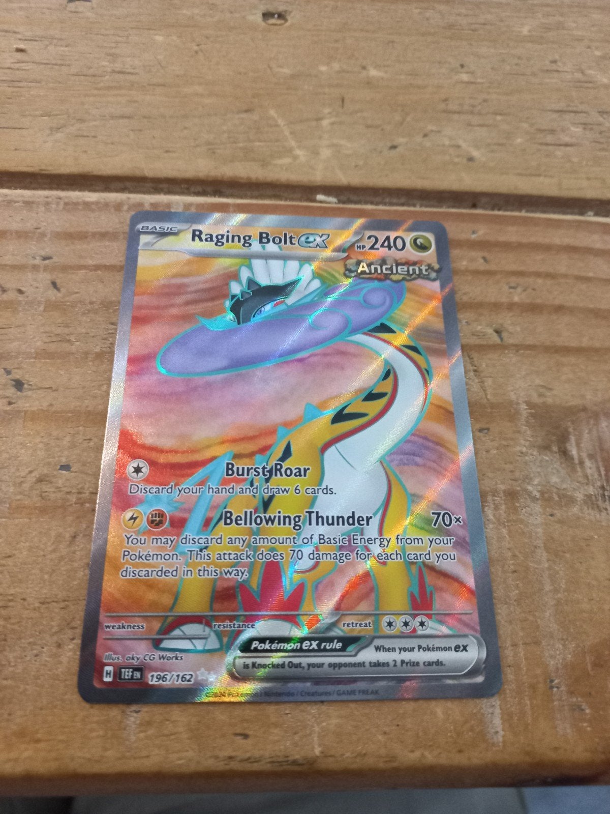 Raginh bolt ex, Ophalen of Verzenden, Zo goed als nieuw, Losse kaart, Foil