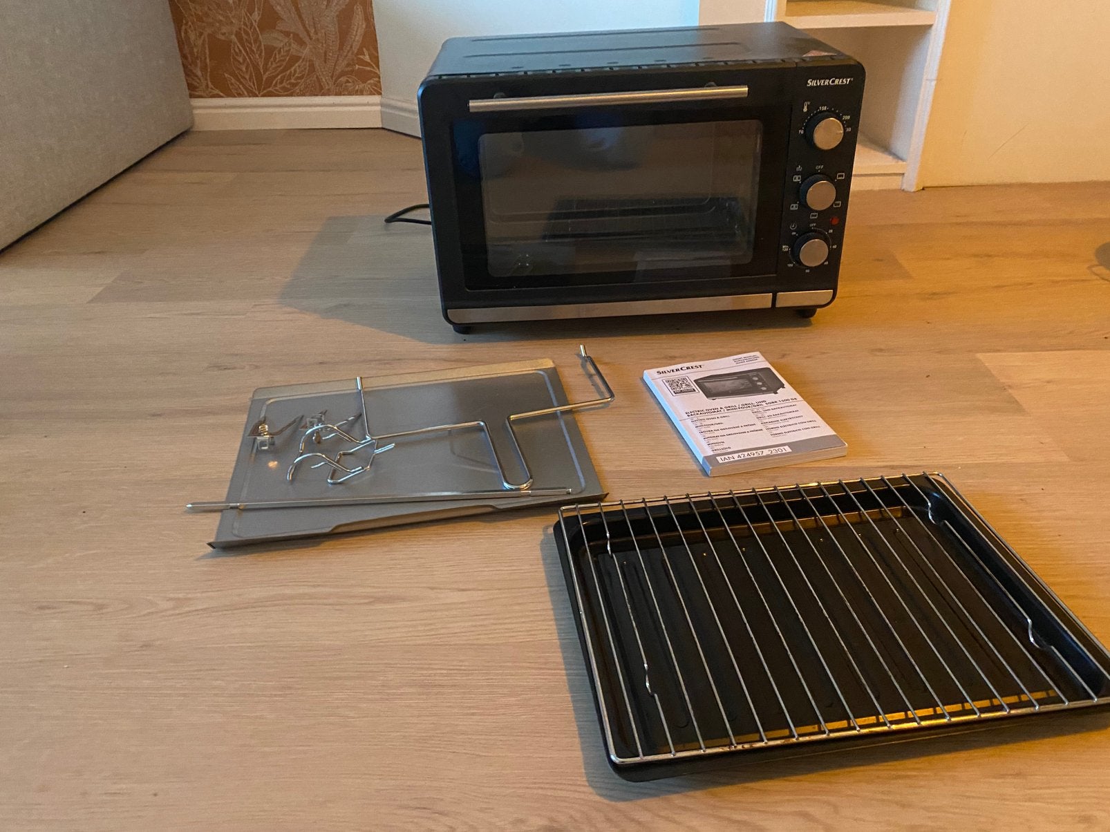 Elektrische oven met stekker, Ophalen, Minder dan 45 cm, Gebruikt, Silvercrest