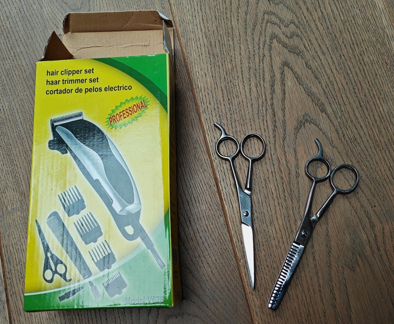 Te koop:Haar trimmer set, Professional Type:V6 &Twee scharen, Ophalen of Verzenden, Tondeuse