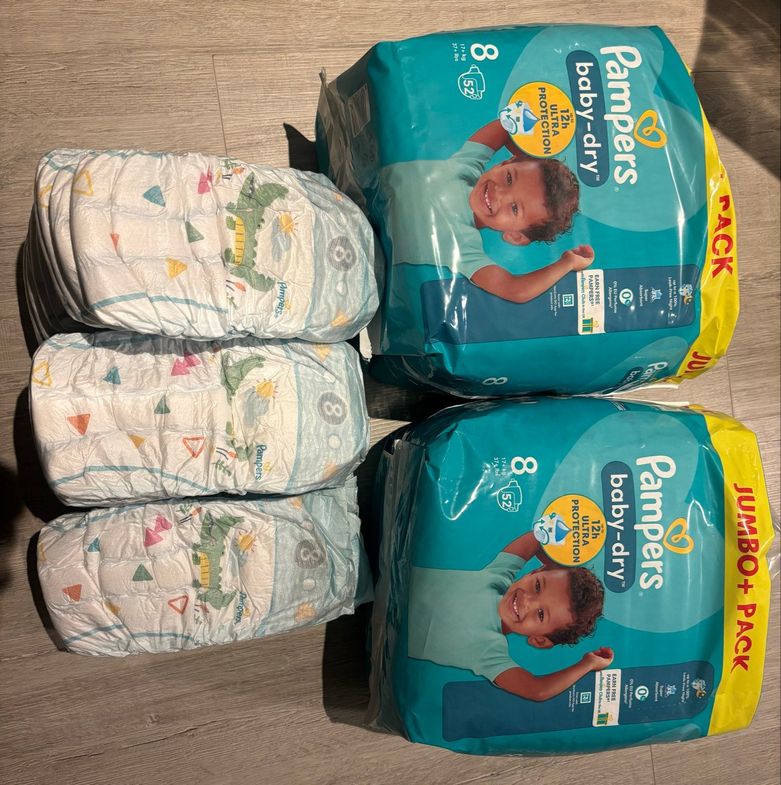 Pampers Baby-Dry luiers maat 8, 143 stuks, nieuw, Ophalen of Verzenden, Nieuw