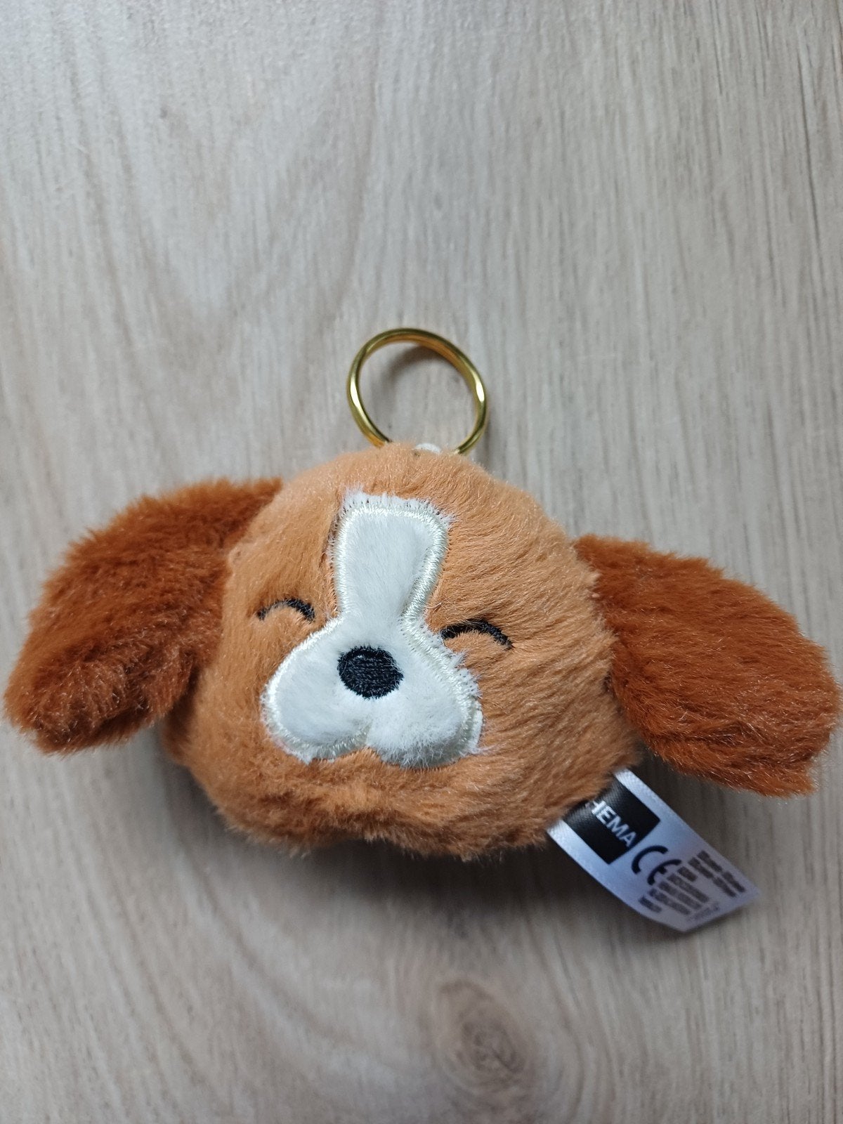 Hema Hond Sleutelhanger Knuffel, Hema, Overige karakters, Nieuw, Met label