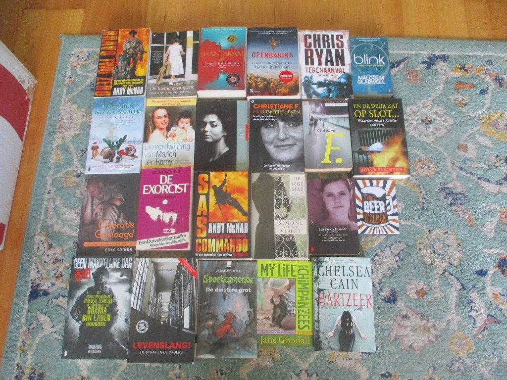 Partij boeken allerlei, Ophalen, Zo goed als nieuw, Verschillende onderwerpen