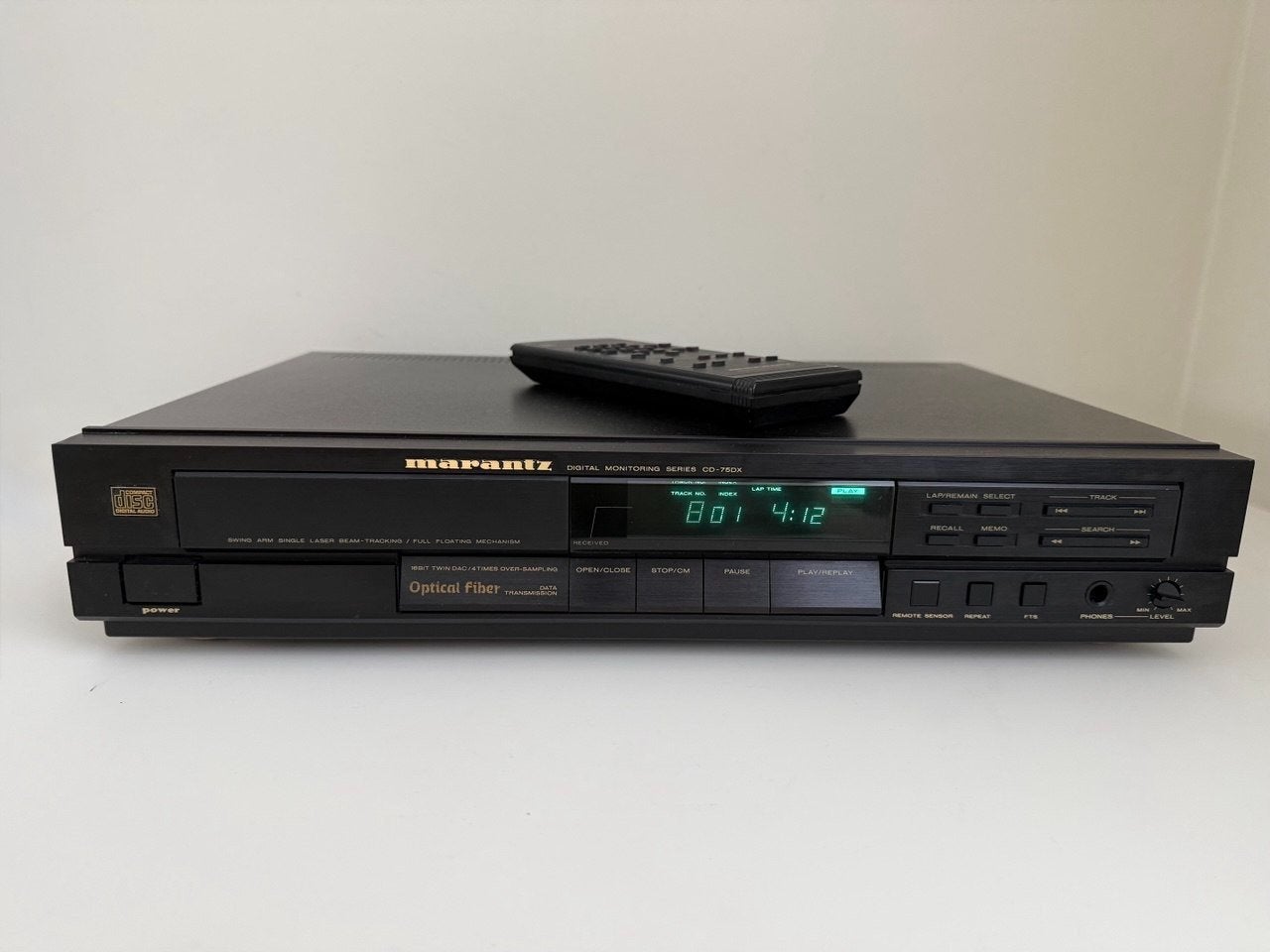 Marantz CD-75DX CD Speler + Remote – TDA1541A DAC, Ophalen of Verzenden, Zo goed als nieuw, Philips