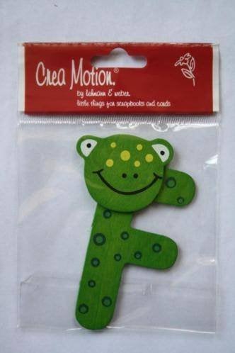 Crea Motion letter F hoog 7,5 cm, Hobby en Vrije tijd, Ophalen of Verzenden, Nieuw, Versiering of Embellishment, Overige merken