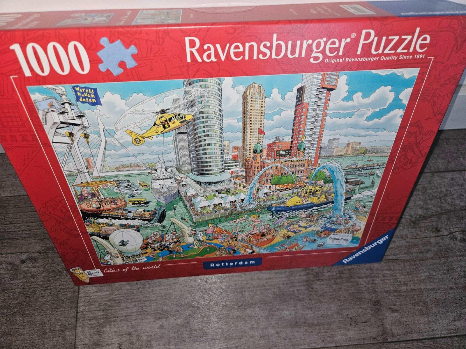 Fleroux puzzel Rotterdam 1000 stukjes - Nieuw, Ophalen of Verzenden, Nieuw